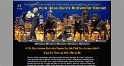 Desktop Screenshot of championrottweilers.com